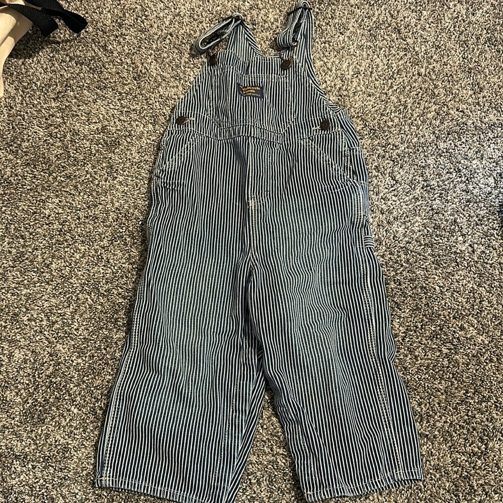OshKosh b’gosh Striped overalls